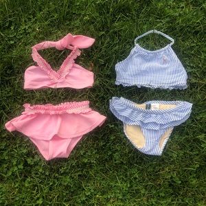 Two adorable 4T bikinis!  Together or separate ❤️